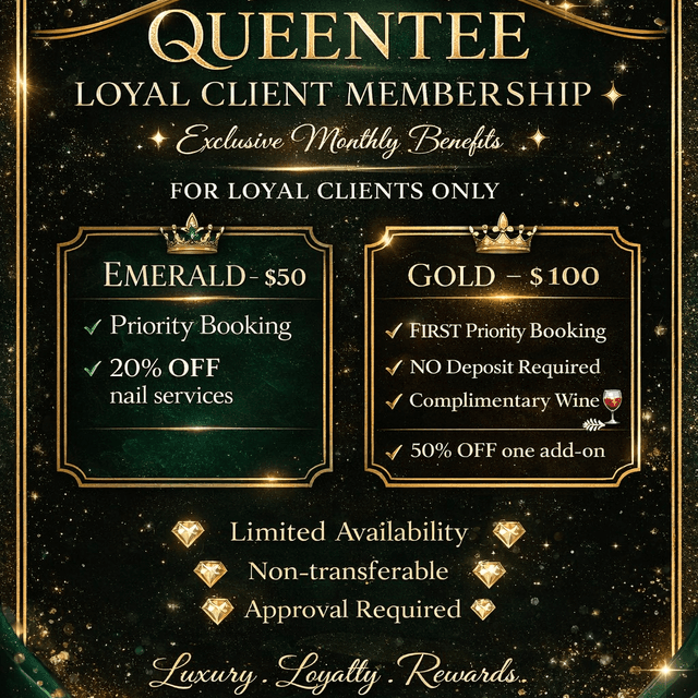 Loyal Client Membership at QueenTeeNailsLLC in Newport News, VA